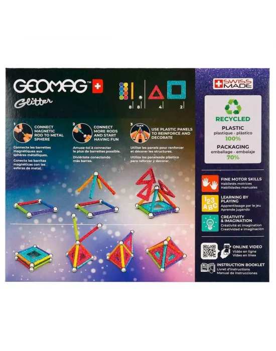 0534 Parıltı Manyetik Çubuklar 22 Parça