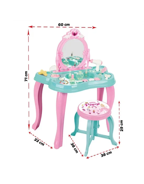 06 048 Pilsan Sihirli Kelebek Makyaj Masası Pembe