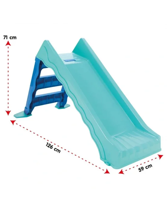 06 233 Pilsan Katlanabilir Dalgalı Su Kaydırağı Mavi