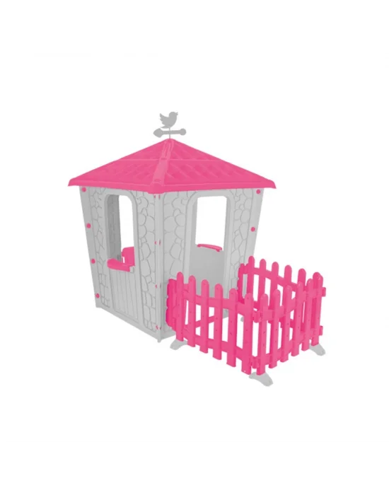 06 443gp-1120644301042 Çitli Taş Ev(gri/pembe)