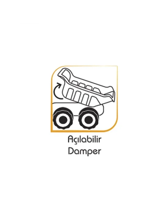 06 518 Power İş Makineli Kamyon -pilsan Oyuncak