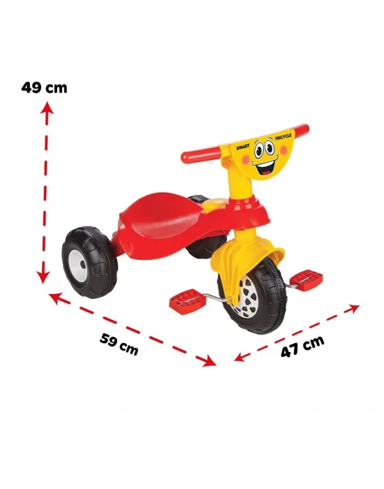 07 132k Smart Bisiklet Kırmızı Flexo -pilsan Oyuncak