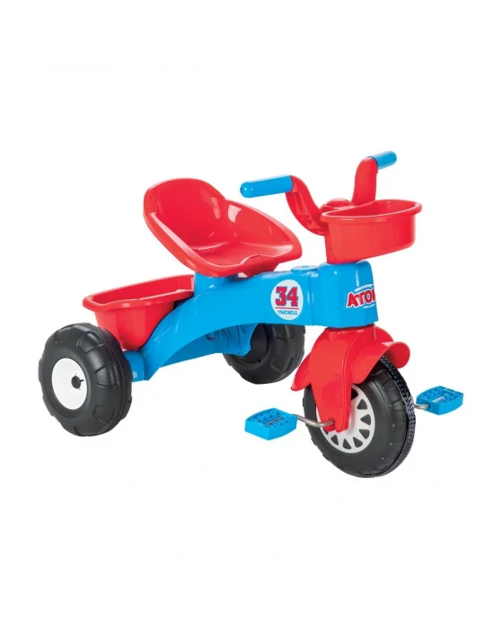 07 169 Atom Bisiklet Mavi Kırmızı Flexo