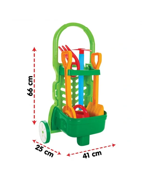 07 619 Arabalı Bahçe Seti