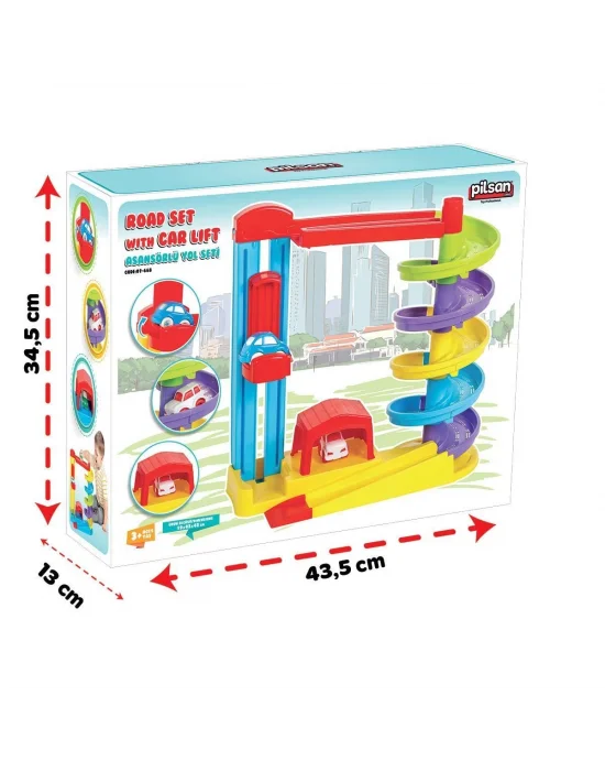 07 668 Asansörlü Yol Seti -pilsan Oyuncak