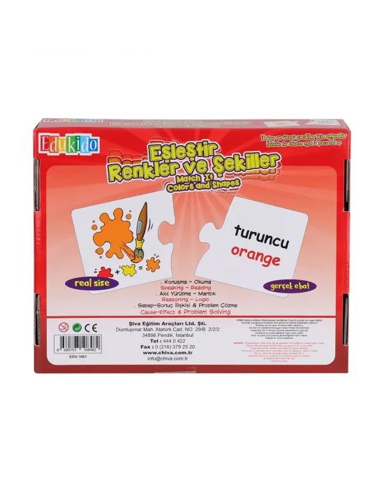 1001-cs Eşleştir Renkler Ve Şekiller