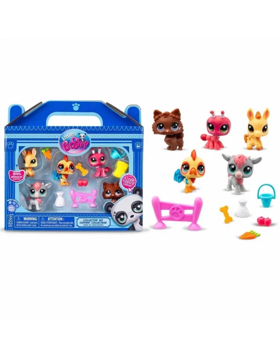 1005103 Littlest Pet Shop - Minişler 5li Figür Seti S1 Çiftlik Temalı