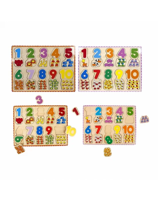 1006609  Tahta   Bultak Rakamlar Hayvanlı