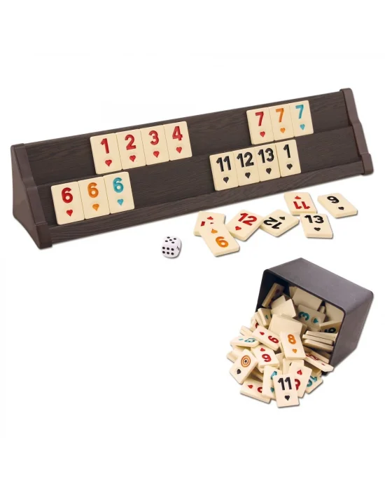 1010464 Vip Ahşap Okey Takımı Açık Renk ,star Okey