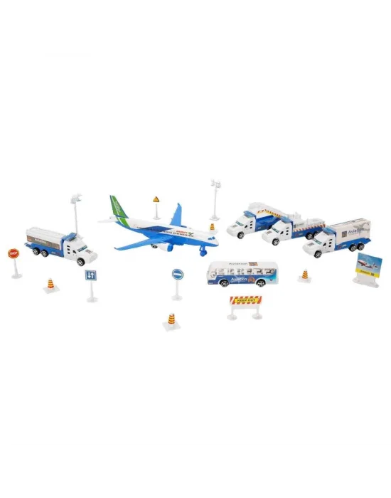 1012381 Sun Yfn Mxx Oyun Set Havaalanı Uçaklı Ses Işıklı Byk Mv