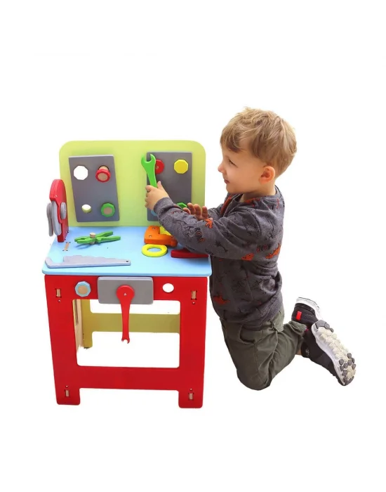 1014 Ahşap Tamirci Tezgahı - Lulubere Oyuncak