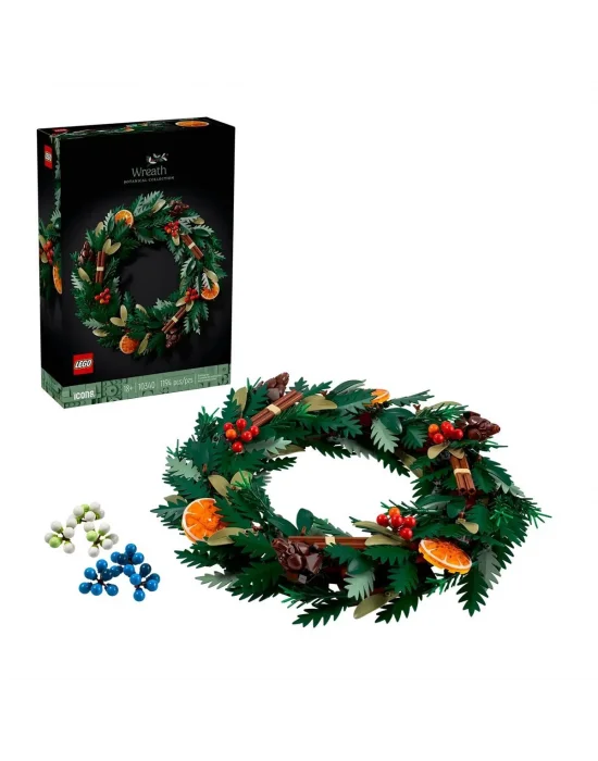 10340 Lego İconic Botanicals Çelenk - Wreath 1194 Parça +18 Yaş