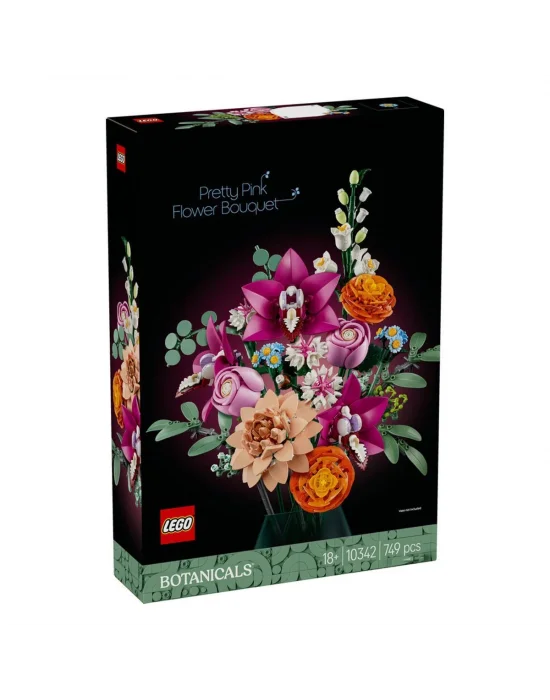 10342 Lego İconic Botanicals Pembe Çiçek Buketi 749 Parça +18 Yaş