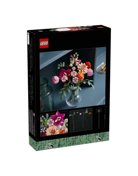 10342 Lego İconic Botanicals Pembe Çiçek Buketi 749 Parça +18 Yaş