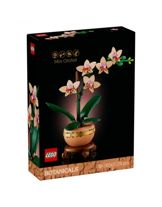 10343 Lego Botanicals Mini Orkide 274 Parça +18 Yaş