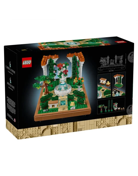 10359 Lego İcons Çeşmeli Bahçe - Fountain Garden 1302 Parça +18 Yaş