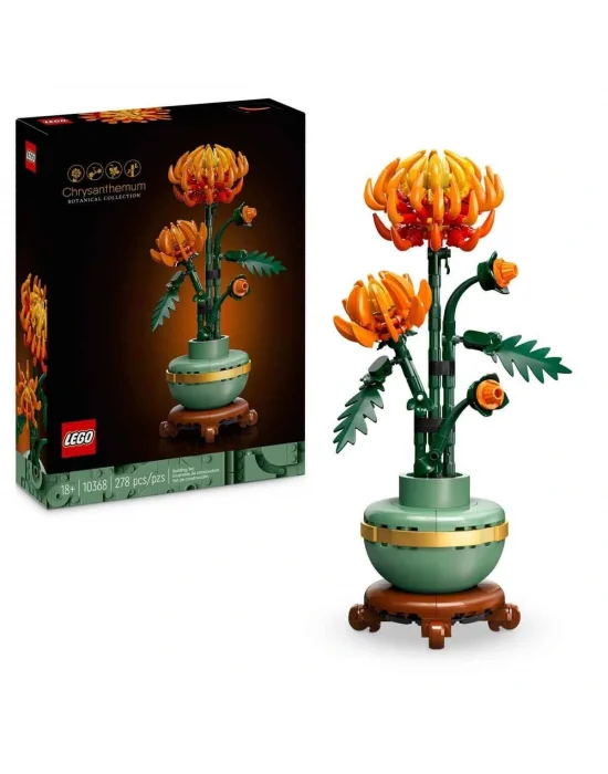 10368 Lego Botanicals - Krizantem - Chrysanthemum 278 Parça +18 Yaş