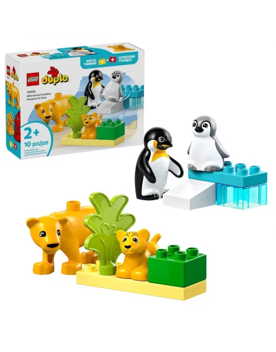 10442 Lego Duplo Penguen Ve Aslanlar 10 Parça +2aş