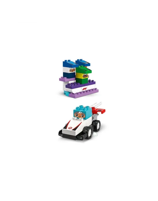 10445 Lego Duplo F1 Takımı Yarış Arabaları Ve Sürücüleri 70  Parça +2aş
