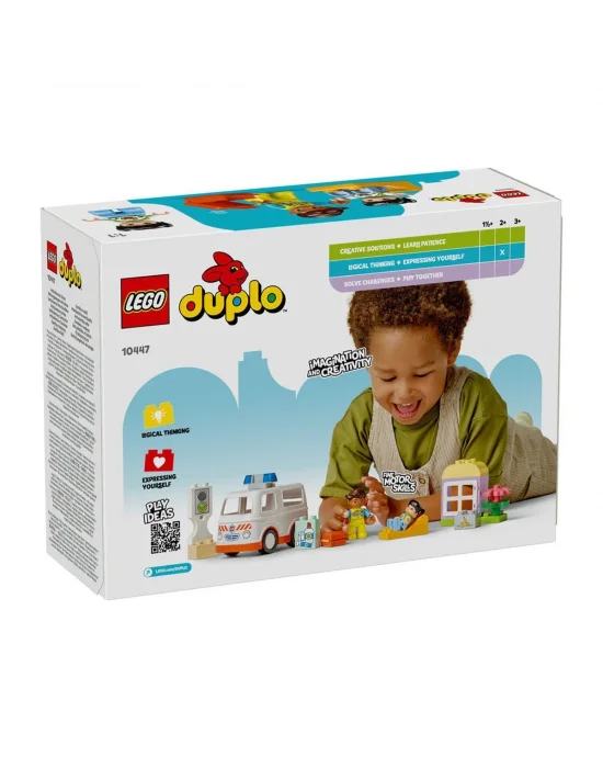 10447 Lego Duplo Ambulans Ve Sürücü 19 Parça +2 Yaş