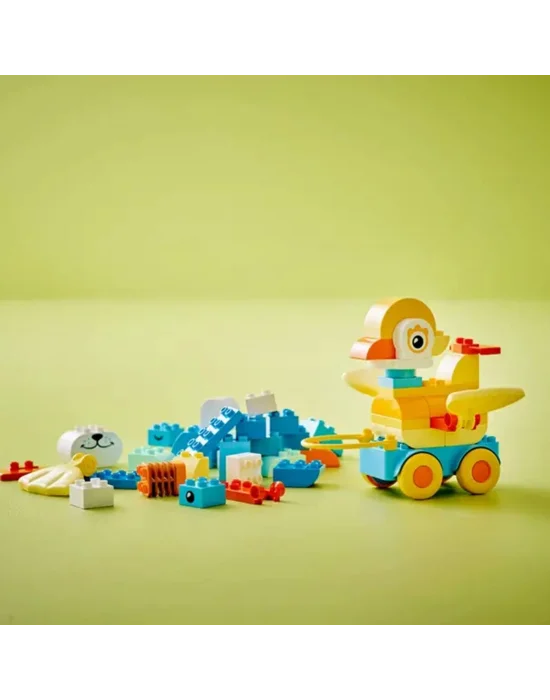 10448 Lego Duplo 3ü1 Arada Tekerlekli Hayvanlar 58 Parça +2 Yaş