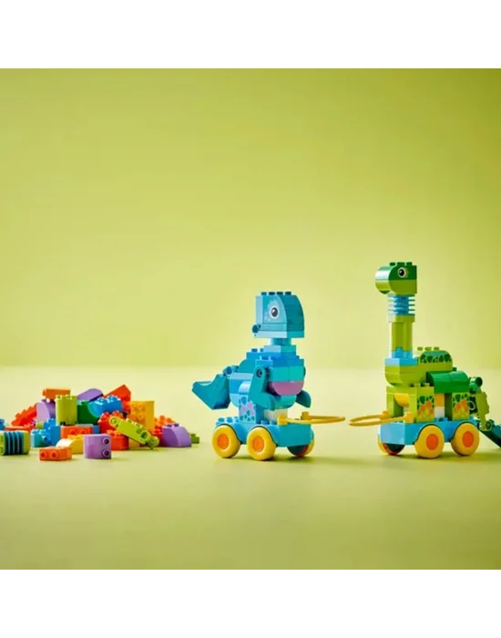 10451 Lego Duplo 3ü1 Arada Tekerlekli Dinozorlar 103 Parça +3 Yaş
