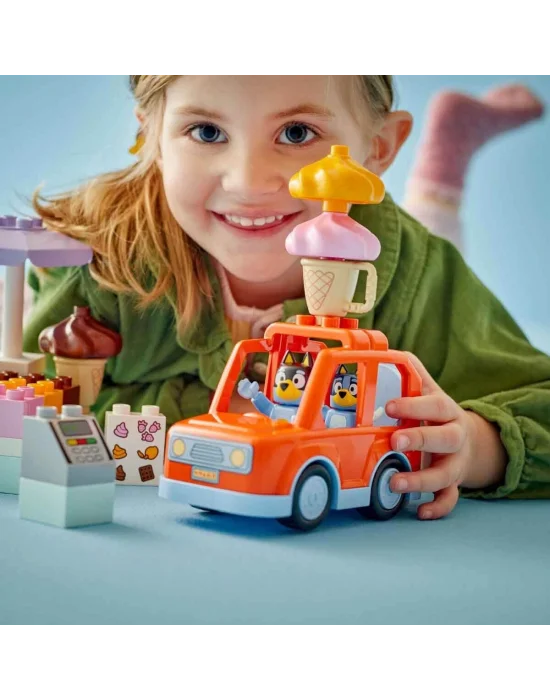 10458 Lego Duplo Bluey İle Dondurma Gezisi 22 Parça +2 Yaş