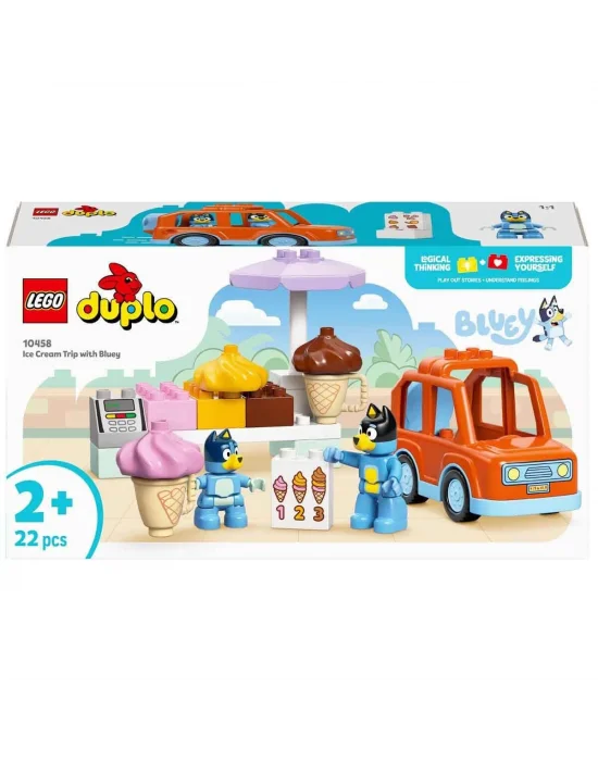 10458 Lego Duplo Bluey İle Dondurma Gezisi 22 Parça +2 Yaş
