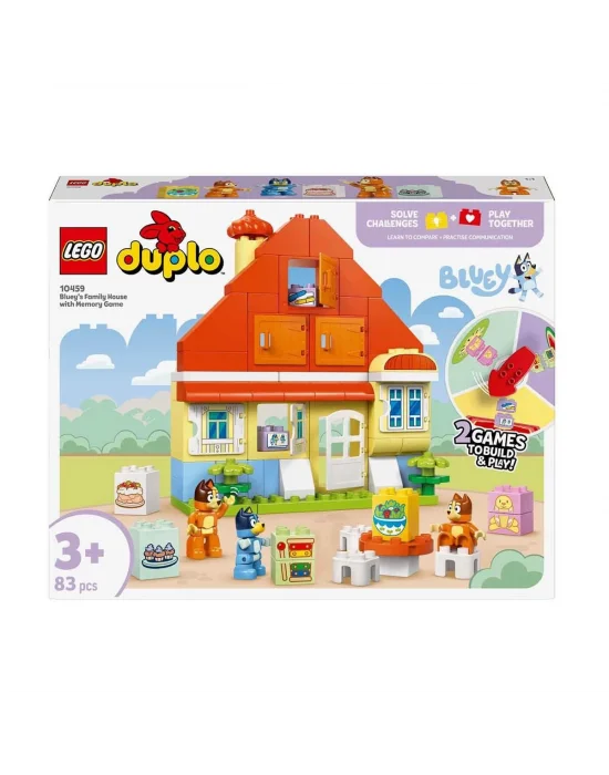 10459 Lego Duplo Bluey Ailesinin Evi Ve Hafıza Oyunu Parça +3 Yaş
