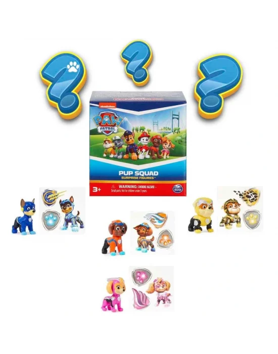 1060041 Sun-spm-figür Paw Patrol Süper Film Pup SQuad Figürleri Sürpriz Paket 36