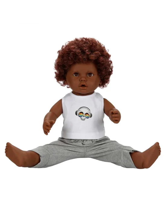 1060091 Dada Kıvırcık Saçlı Bebek 60 Cm -sunman