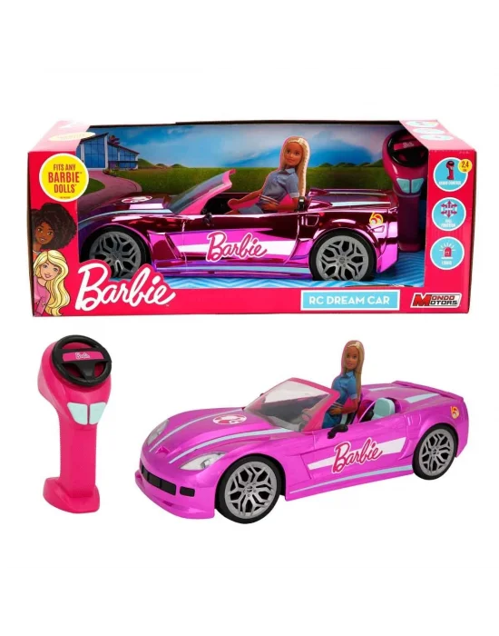 1063619 Sun-mon-mmt-rc Araba Barbıe Convertıble Rüya Arabası F F 42cm Işıklı 2