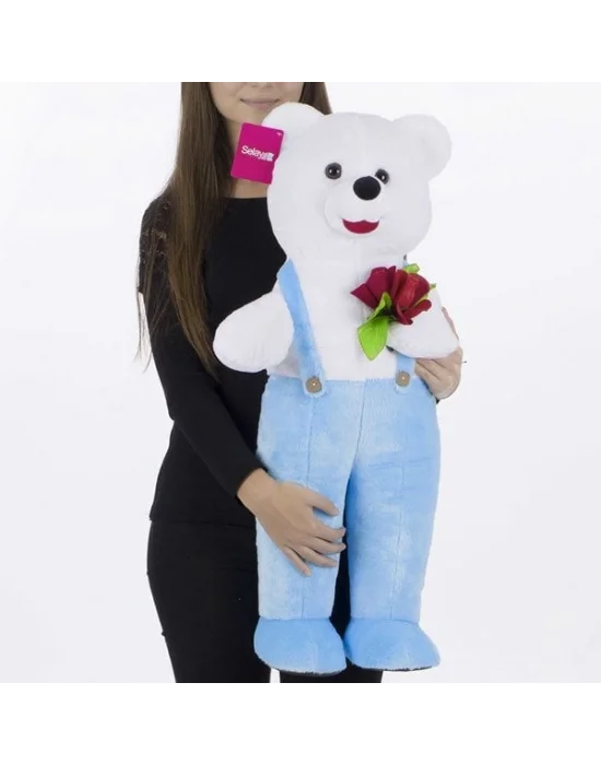 1075m Selay, Tulumlu Ayı 75 Cm Mavi