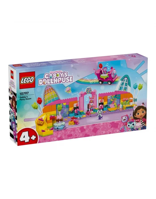 10797 Lego Gabby’s Dollhouse Gabbynin Parti Odası 252 Parça +4 Yaş