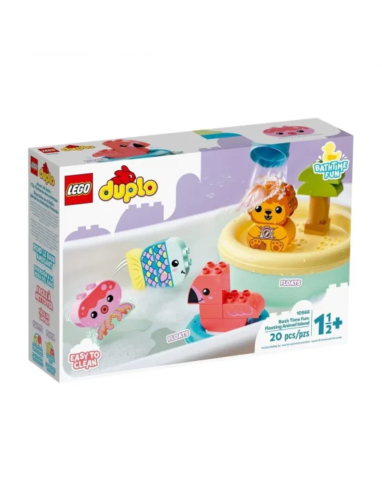 10966 Lego Duplo - Banyo Zamanı Eğlencesi: Yüzen Hayvan Adası 20 Parça +1,5 Yaş