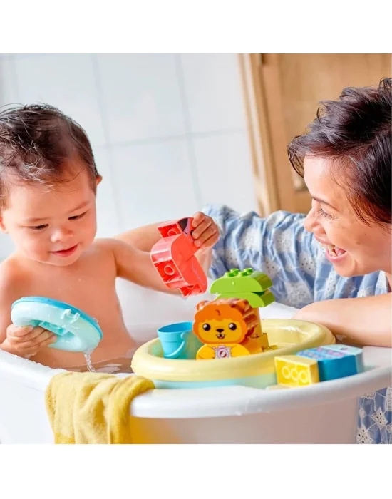 10966 Lego Duplo - Banyo Zamanı Eğlencesi: Yüzen Hayvan Adası 20 Parça +1,5 Yaş