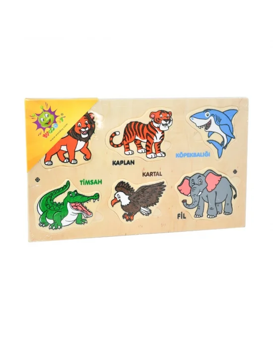 111 Woodoy Yapboz Vahşi Hayvanlar