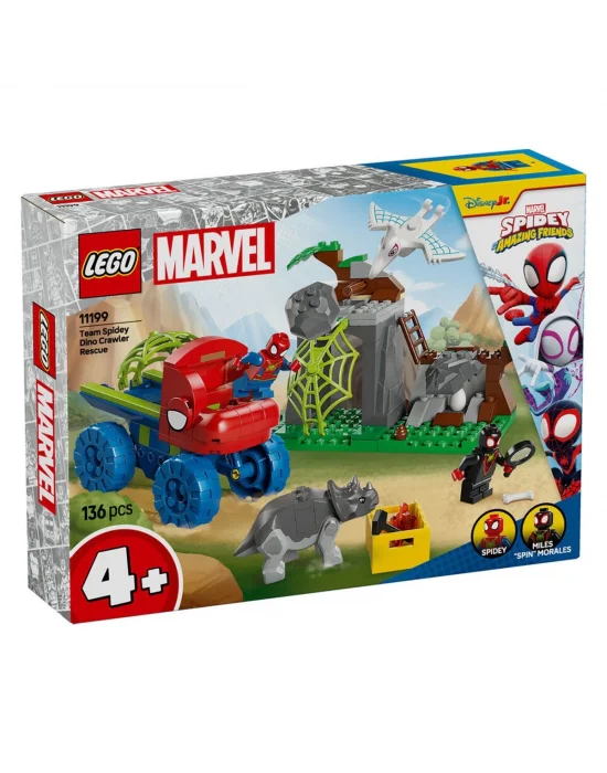 11199 Lego Marvel Spidey-spidey Ekibi Dinozor Kamyonlu Kurtarma 136 Parça +4 Yaş