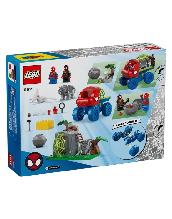 11199 Lego Marvel Spidey-spidey Ekibi Dinozor Kamyonlu Kurtarma 136 Parça +4 Yaş