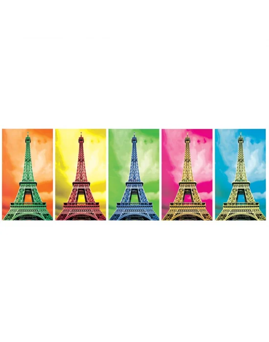 11223 Pop Art Paris 1000 Parça Panorama Puzzle -ks Puzzle