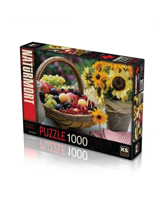11227 Meyve Ve Ayçiçeği 1000 Parça Puzzle -ks Puzzle