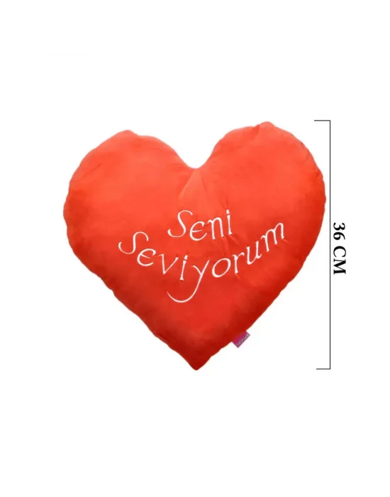 1153k Kalp Yastık 36x36 Cm