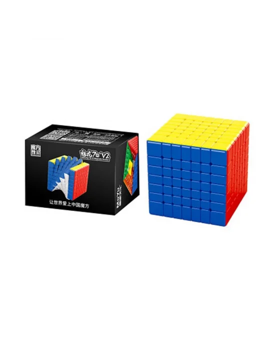 1174 Moyu Meilong 7x7 Manyetik Küp -başeltoys