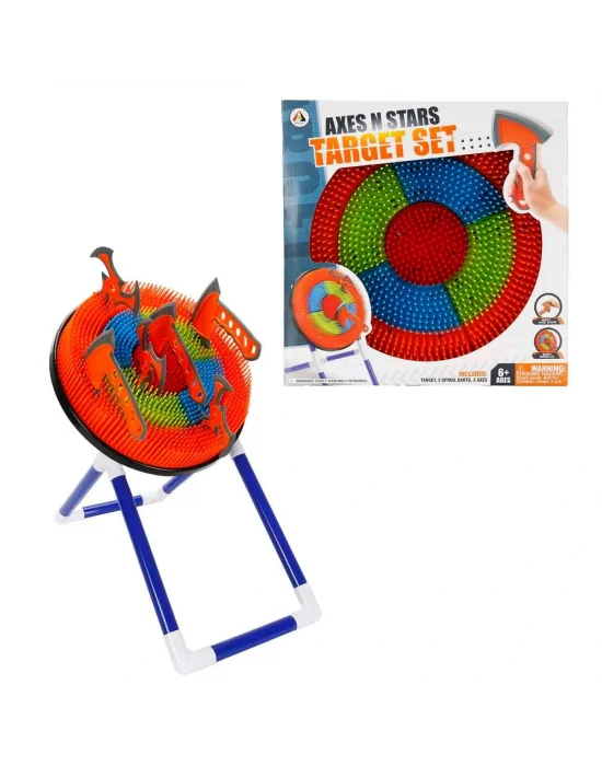 11912 Sun-aoj-dart Target Set Axes N Stars Ayaklı
