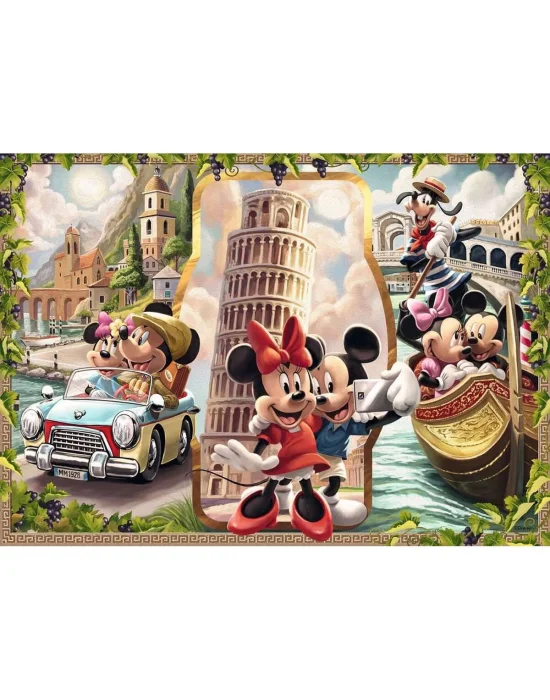 120004981 Mickey Ve Minnie Tatilde 1000 Parça Ravensburger Puzzle
