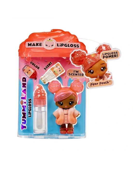 120759 Yummiland Piper Peach Bebeği Ve Dudak Parlatıcısı