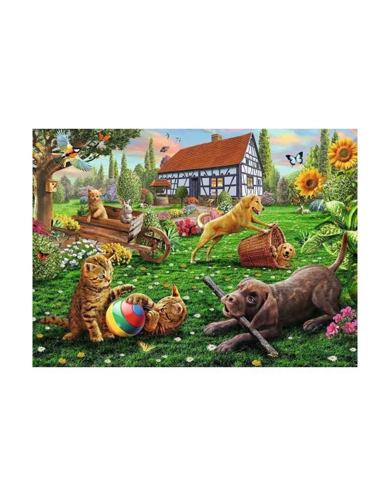 128280 Bahçede 200 Parça Xxl Ravensburger Puzzle