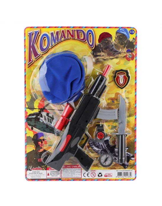 133 Küçük Bereli Komando Seti -aydede Oyuncak