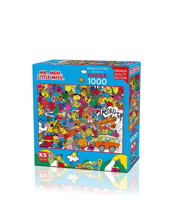 14452 Puzzle 1000 Mr Men Lisanslı 1000 Parça Yetişkin Puzzle
