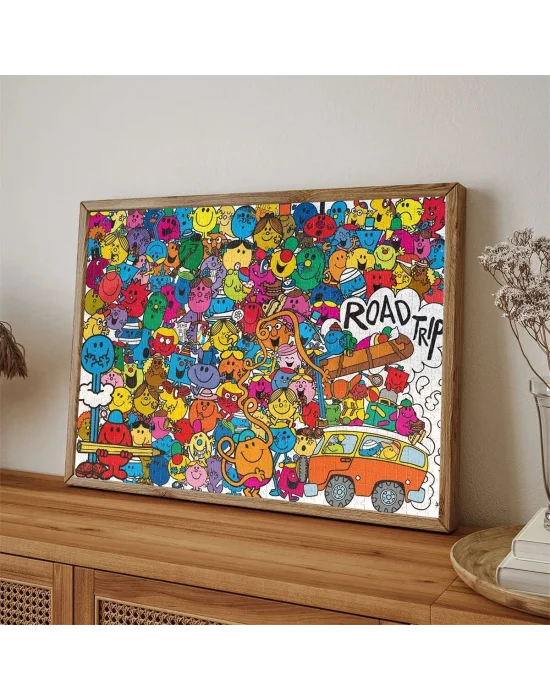 14452 Puzzle 1000 Mr Men Lisanslı 1000 Parça Yetişkin Puzzle